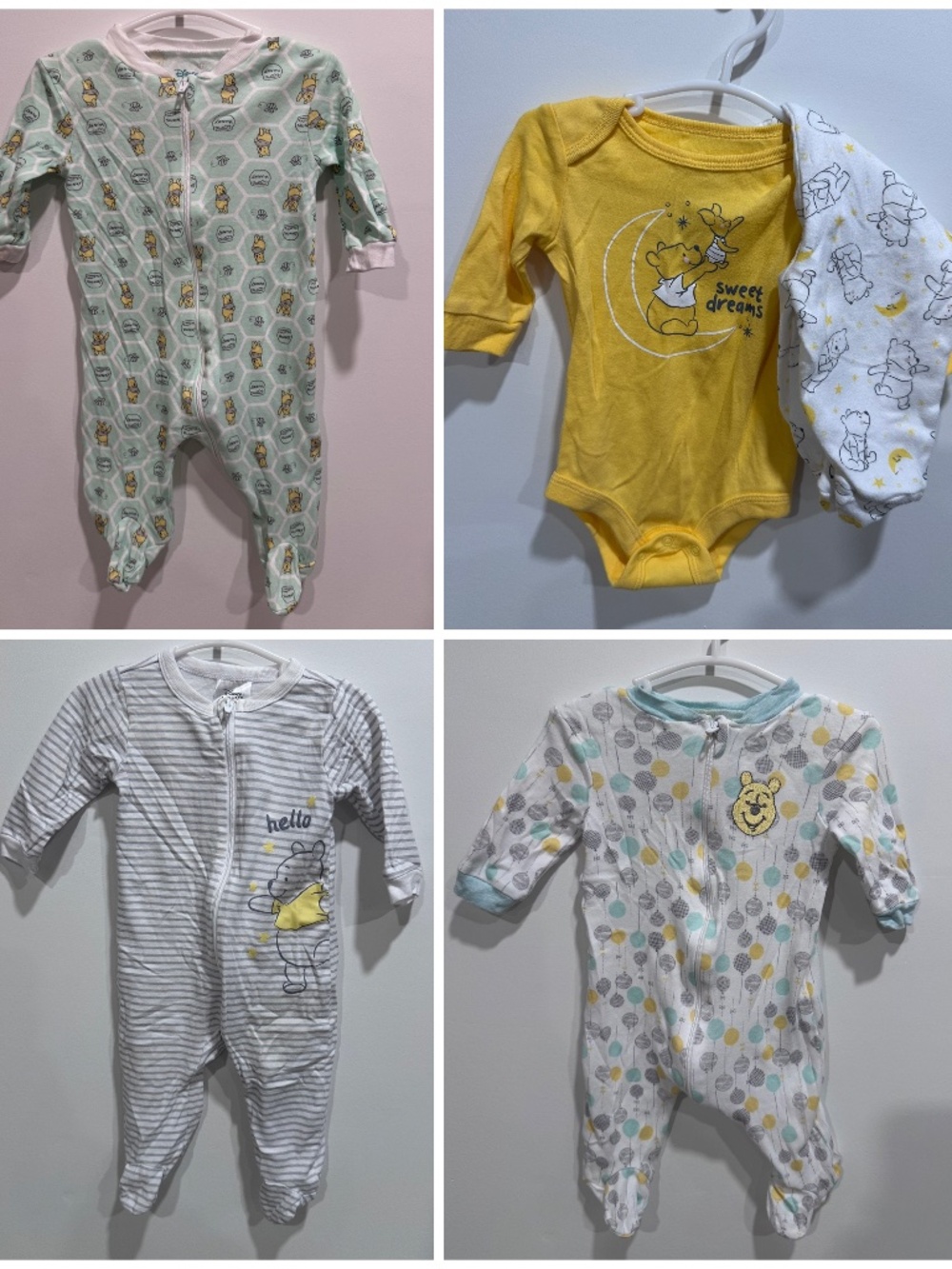 3 for $25 Disney Winnie the Pooh Baby Clothes 0-3months
